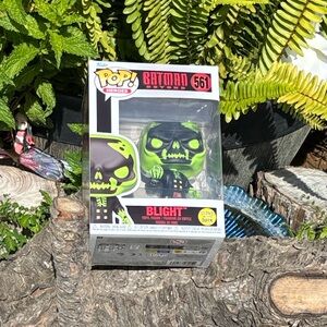 Funko Neon Green and Black Blight Skull Vinyl Figure